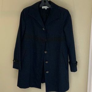 Rag & Bone Navy Trench with Black Details
